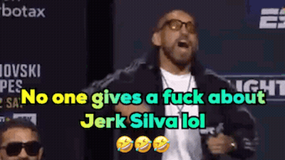 A Man Wearing Sunglasses Says No One Gives A Fuck About Jerk Silva GIF