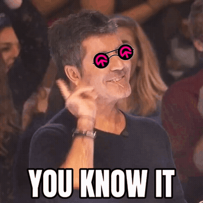 A Man Wearing Sunglasses With The Words " You Know It " On The Bottom GIF