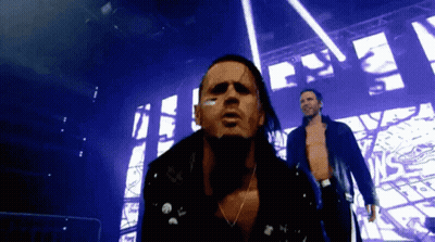 A Man With A Bandage On His Face Is Standing Next To Another Man With A Bandage On His Face GIF