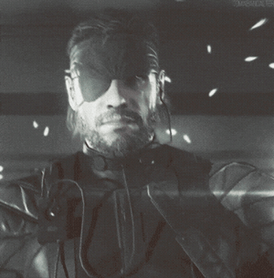A Man With A Beard And A Bandana On His Eye GIF