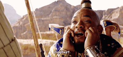 A Man With A Beard And A Crown On His Head Says Did They ? GIF