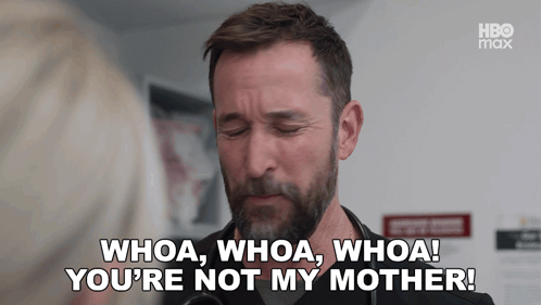 A Man With A Beard And A Stethoscope Says Whoa Whoa Whoa You 'Re Not My Mother . GIF