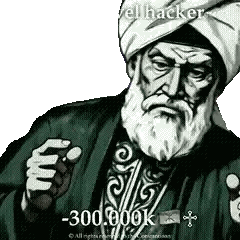 A Man With A Beard And A Turban Is Holding A Coin In His Hand . Sticker