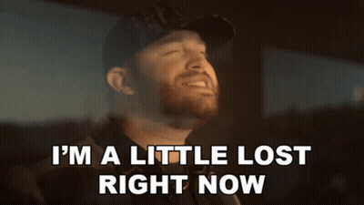 A Man With A Beard And Hat Says I 'M A Little Lost Right Now GIF
