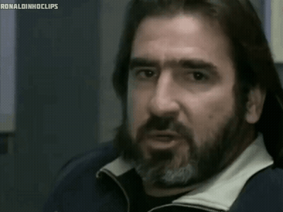 A Man With A Beard And Long Hair Is Saying " Never Grow Up " GIF
