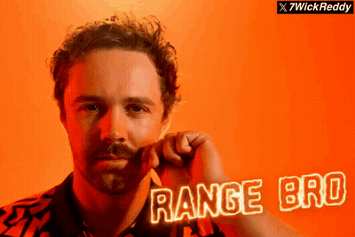A Man With A Beard And The Name Range Bro Written On It GIF