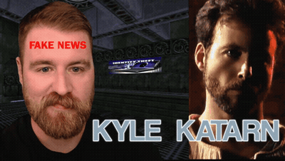 A Man With A Beard Has Fake News Kyle Katari On His Head GIF