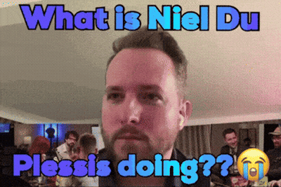 A Man With A Beard Is Being Asked What Is Niels Doing GIF