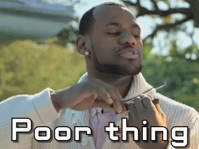 A Man With A Beard Is Being Shaved With A Pair Of Scissors With The Words Poor Thing Written On The Bottom GIF