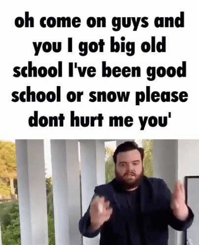 A Man With A Beard Is Giving The Middle Finger And Says Oh Come On Guys GIF