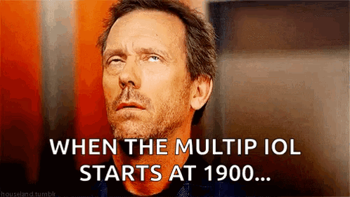 A Man With A Beard Is Making A Funny Face And Says When The Multip Iol Starts At 1900 ... GIF