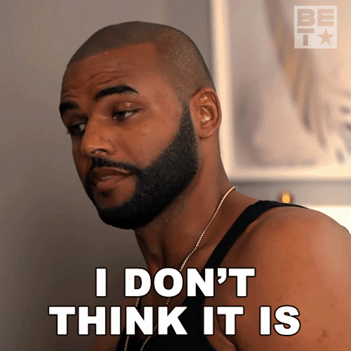 A Man With A Beard Is Saying I Don 'T Think It Is GIF