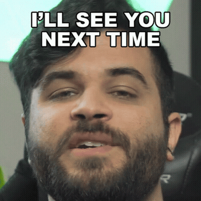 A Man With A Beard Is Smiling And Says I 'Ll See You Next Time GIF