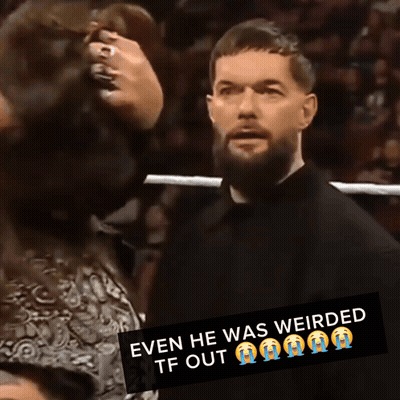 A Man With A Beard Is Standing In Front Of A Crowd With A Caption That Says Even He Was Weirded GIF