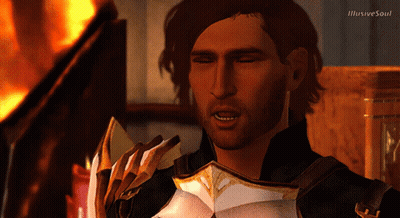 A Man With A Beard Is Standing In Front Of A Fire With Illusive Soul Written Above Him GIF