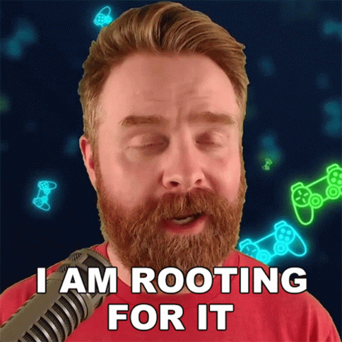 Bearded Man Saying I Am Rooting For It GIF