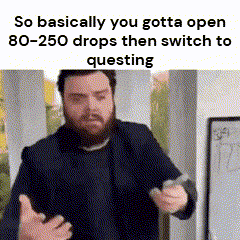 A Man With A Beard Is Standing In Front Of A White Board Holding A Cell Phone In His Hand . GIF