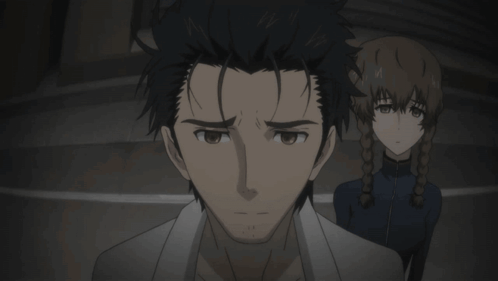 A Man With A Beard Is Standing Next To A Girl With Braids GIF