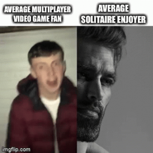 A Man With A Beard Is Standing Next To Another Man . GIF