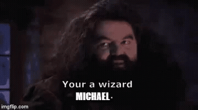 A Man With A Beard Is Talking About Being A Wizard GIF