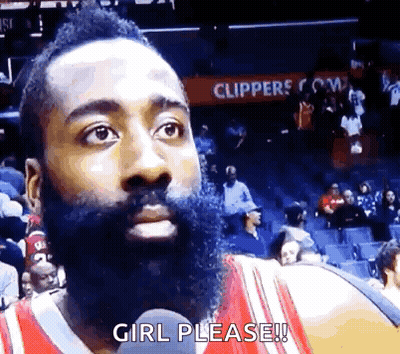 A Man With A Beard Is Talking Into A Microphone And Says Girl Please . GIF