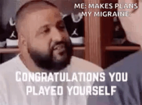 A Man With A Beard Is Talking To Another Man And Congratulating Him On Playing Yourself . GIF