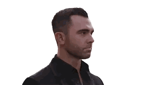 A Man With A Beard Is Wearing A Black Shirt And Black Jacket Sticker