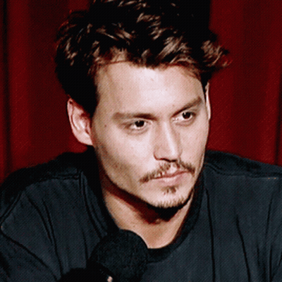 Man With Beard In Black Shirt GIF
