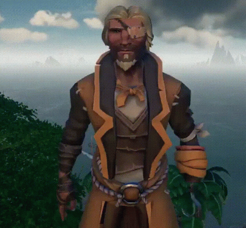 A Man With A Beard Is Wearing A Brown And Yellow Outfit GIF