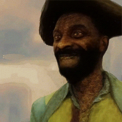 A Man With A Beard Is Wearing A Cowboy Hat And Smiling GIF