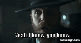 A Man With A Beard Is Wearing A Hat And Says `` Yeah , I Knew , You Know . '' GIF