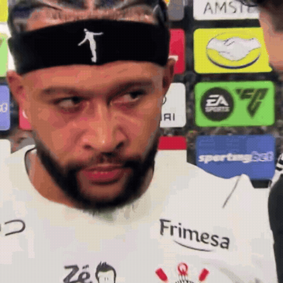 A Man With A Beard Is Wearing A Headband And A Shirt That Says Frimesa GIF