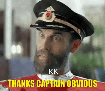 A Man With A Beard Is Wearing A Military Uniform And Says Thanks Captain Obvious GIF