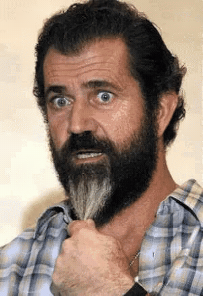A Man With A Beard Is Wearing A Plaid Shirt And Holding His Beard GIF