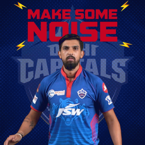 A Man With A Beard Is Wearing A Shirt That Says Make Some Noise On It GIF