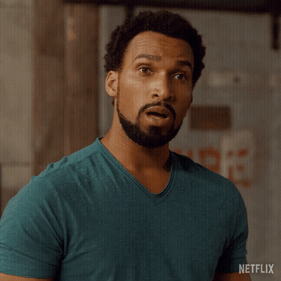 A Man With A Beard Is Wearing A T-Shirt That Says Ohhh GIF