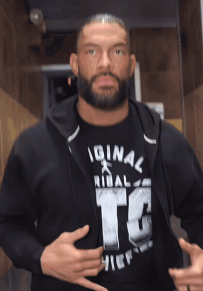 A Man With A Beard Is Wearing An Original Tribal Otc Chief Shirt GIF