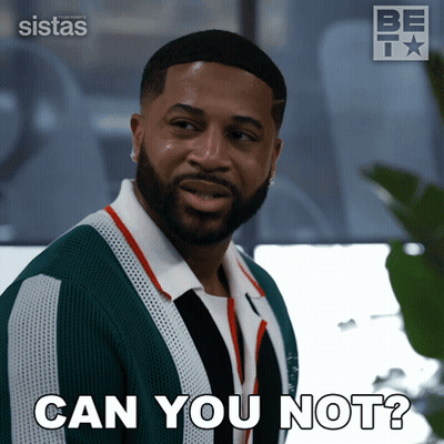A Man With A Beard Says " Can You Not " On A Screen GIF
