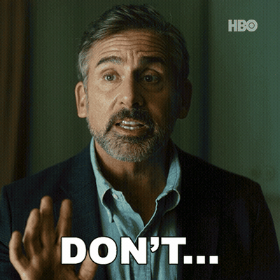 A Man With A Beard Says " Do N't " In Front Of A Hbo Logo GIF