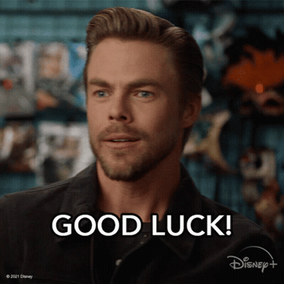 A Man With A Beard Says " Good Luck " GIF
