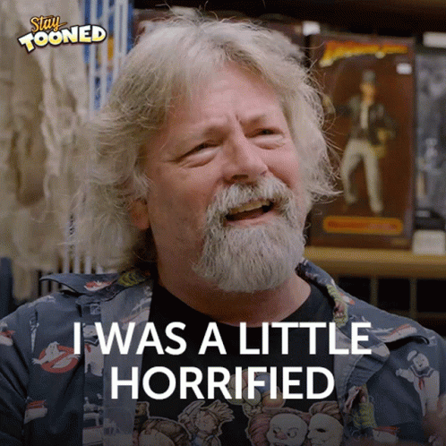 A Man With A Beard Says I Was A Little Horrificed GIF
