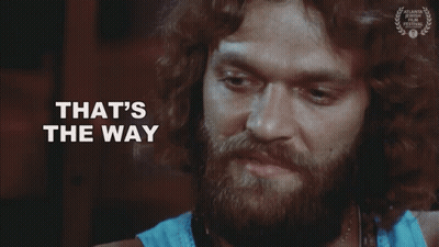 A Man With A Beard Says " I Was Taught To Behave " In Front Of Him GIF