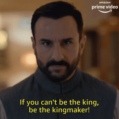 A Man With A Beard Says If You Can T Be The King Be The Kingmaker GIF