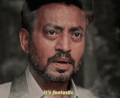 A Man With A Beard Says " It 'S Fantastic " GIF