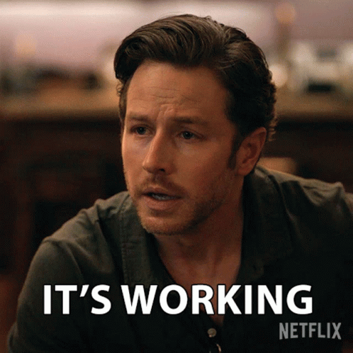 A Man With A Beard Says It 'S Working On Netflix GIF