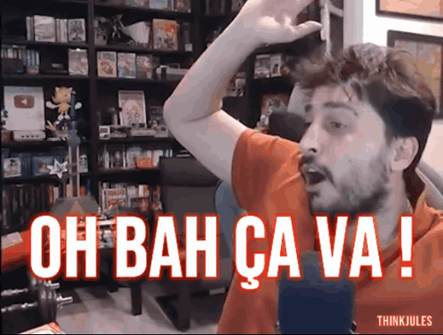 Bearded Man Says Oh Bah Ca Va GIF