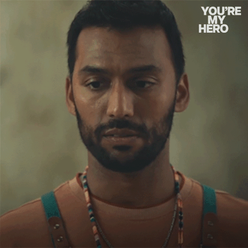 A Man With A Beard Says " Thanks Man " GIF