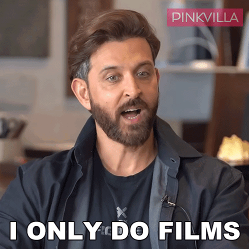 A Man With A Beard Says That He Only Does Films GIF