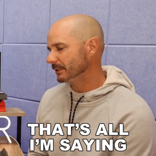 A Man With A Beard Says That 'S All I 'M Saying GIF