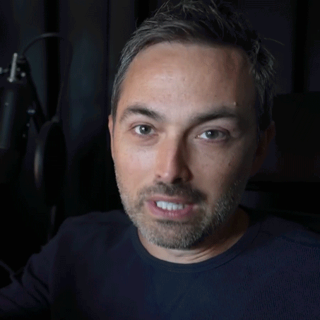A Man With A Beard Says That Would Be Pretty Catastrophic In Front Of A Microphone GIF